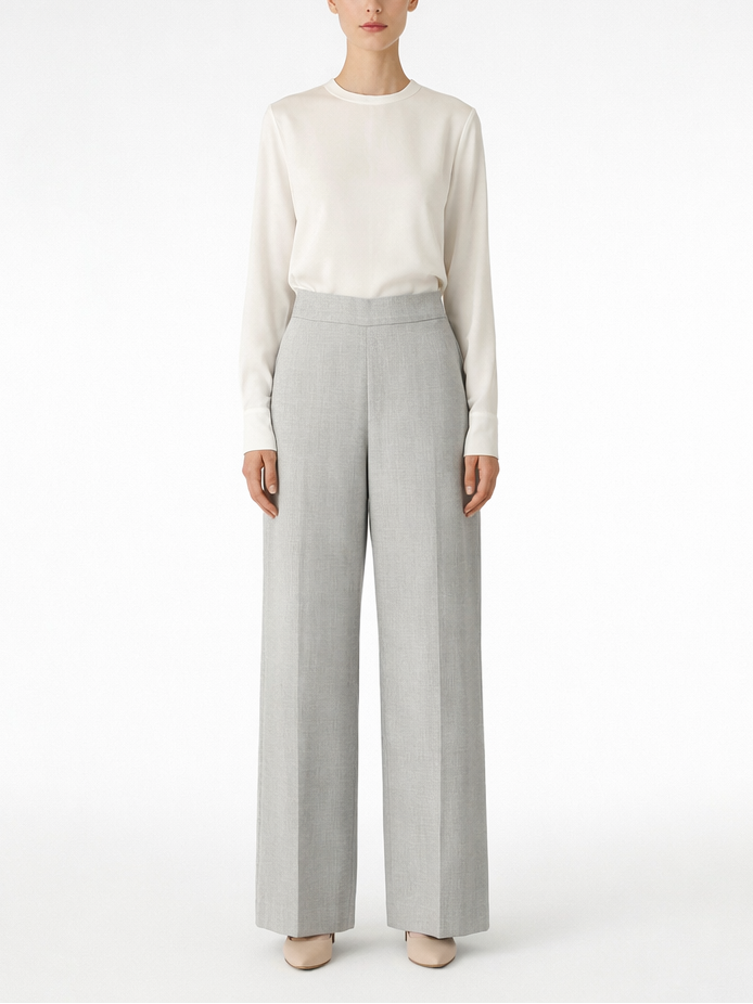 Rocco Ragni Woven Pant in Grey 