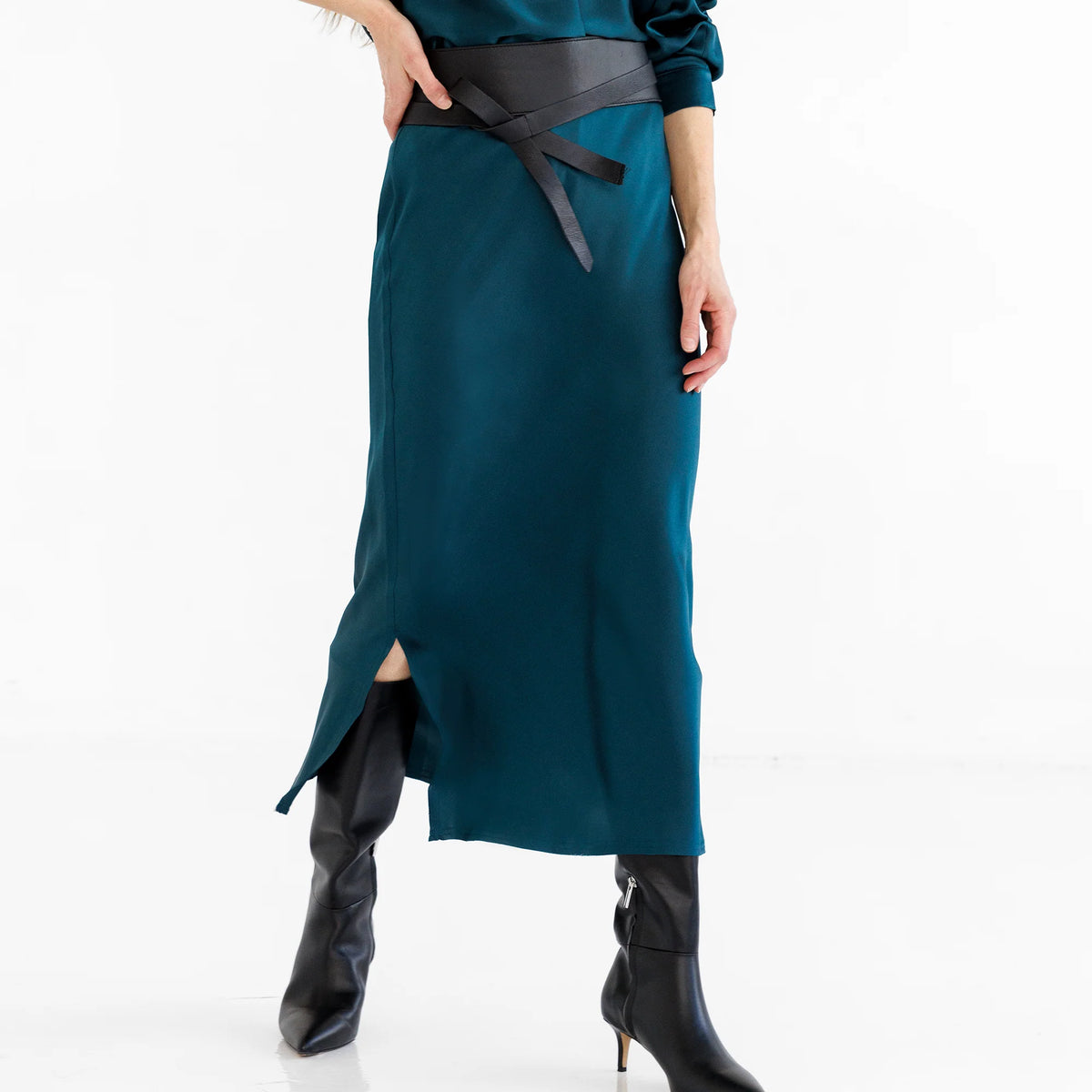 Go Silk Go Long For It Skirt