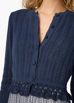 Cami Lilibeth Pointelle Cardigan