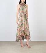 Saloni Iris Ruffle Dress