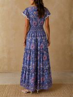 SALROSA Long Print Dress_JC-10
