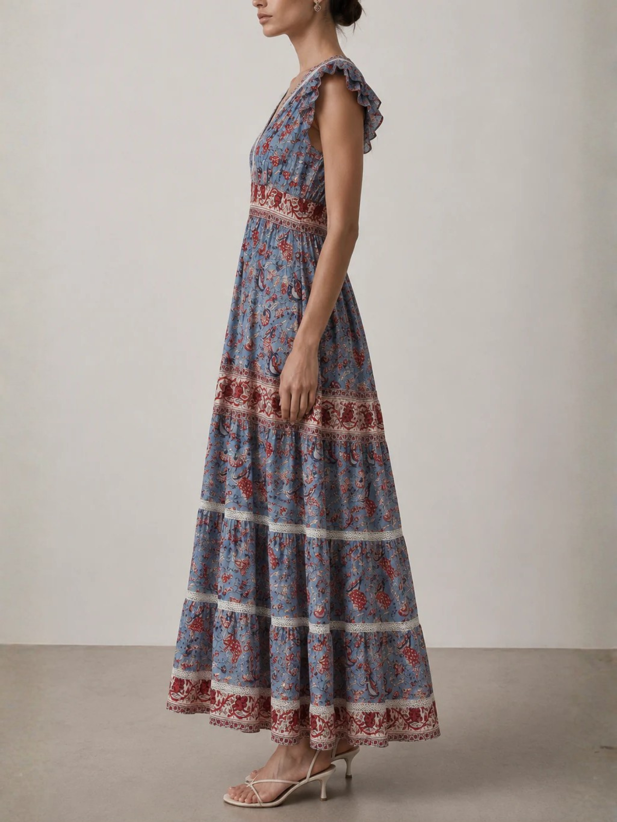 SALROSA Maxi Print Dress_JC-2