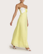 Lusana TS Melody Maxi Linen Dress