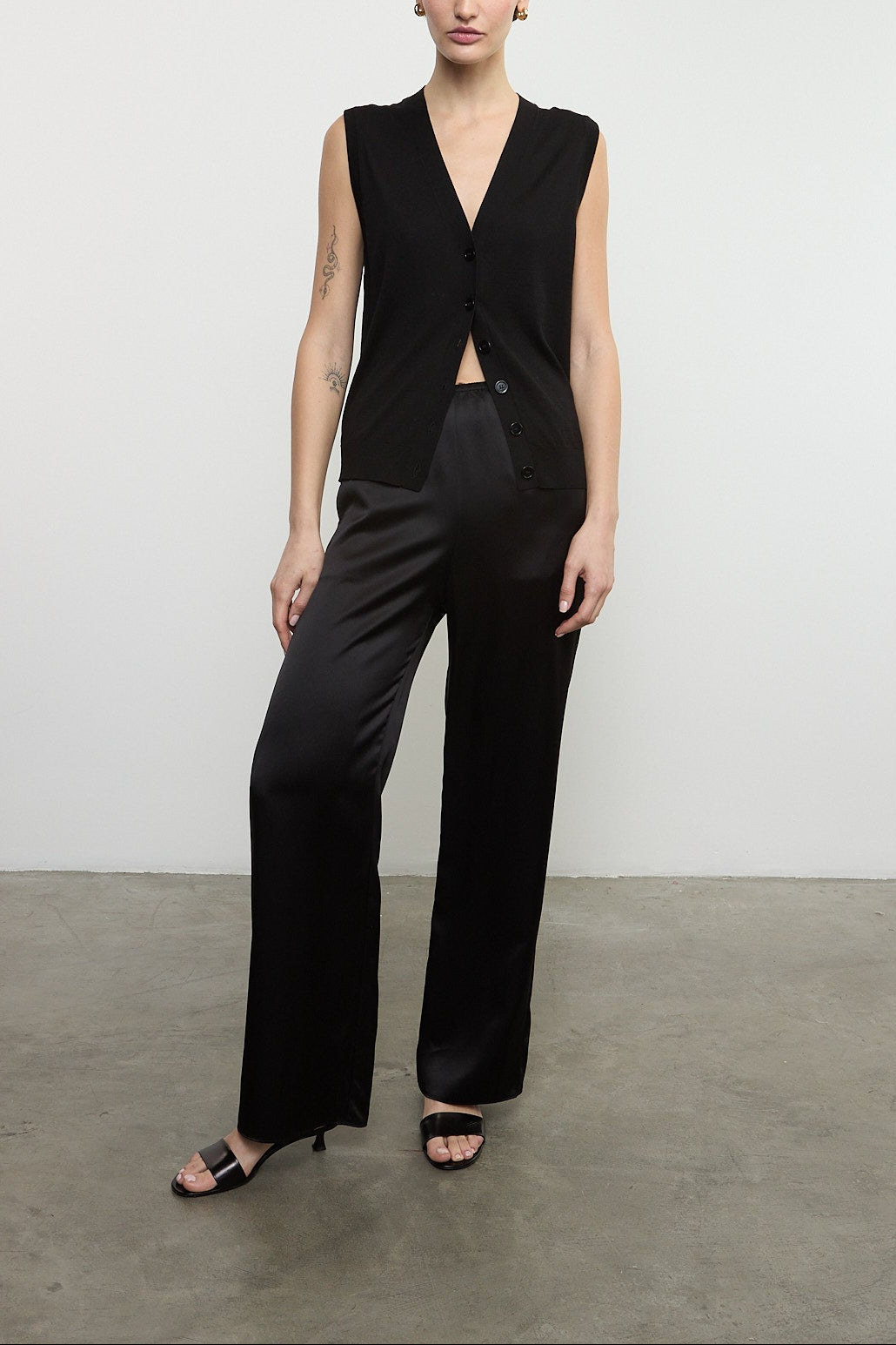 Enza Costa Silk Satin Pant