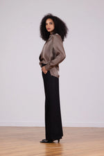 Avenue Montaigne Sleek Wide Leg Pant