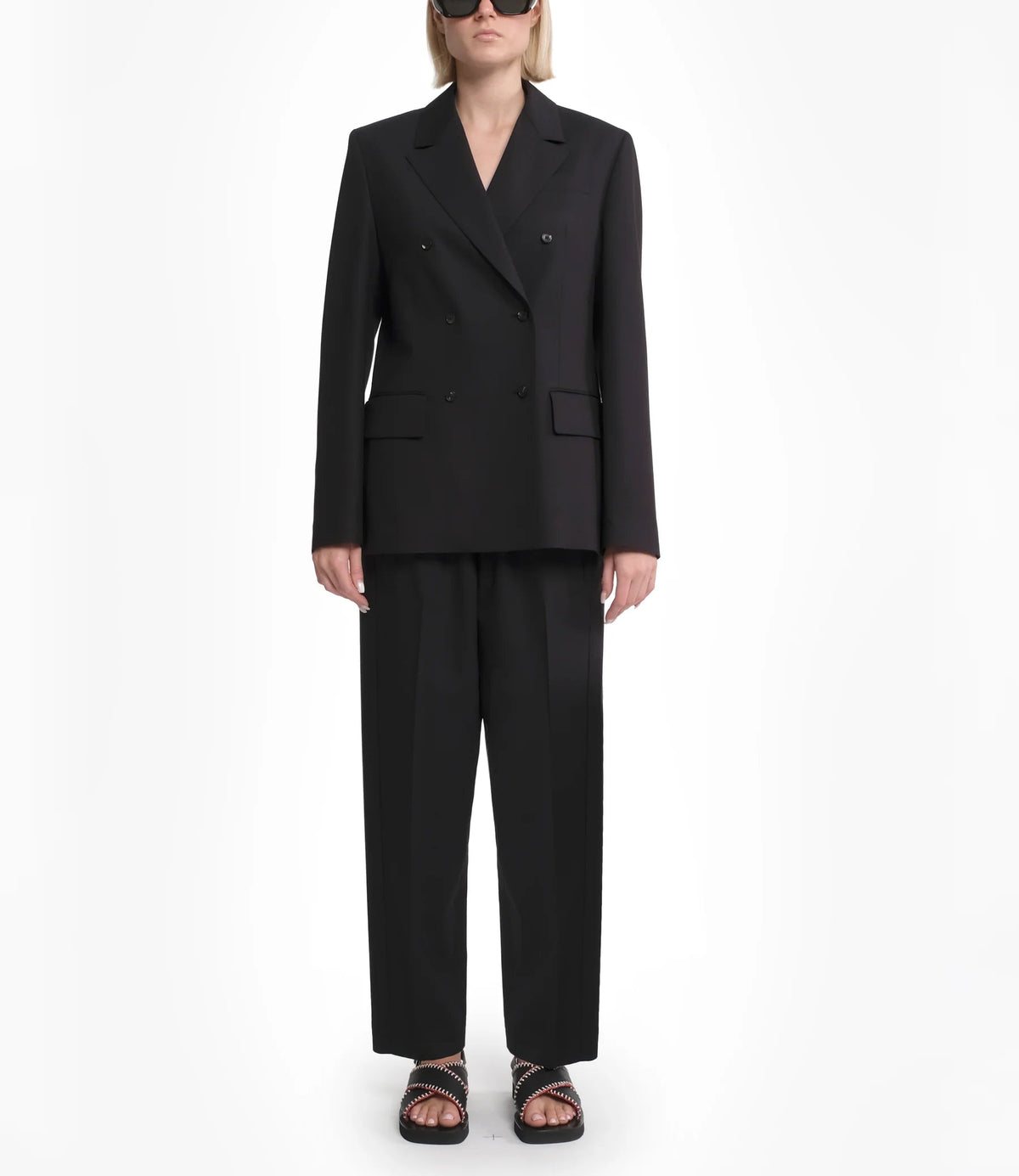 Tela Double Breasted Blazer