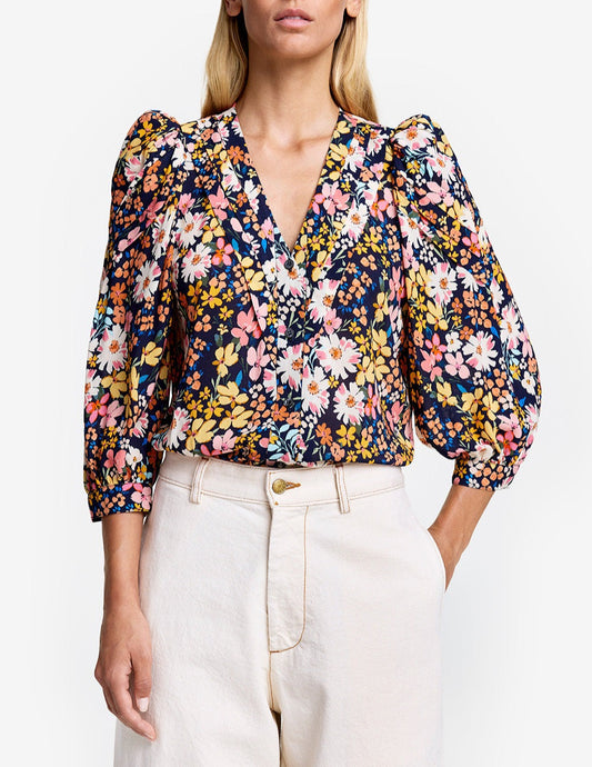 Smythe V-Neck Frontier Blouse