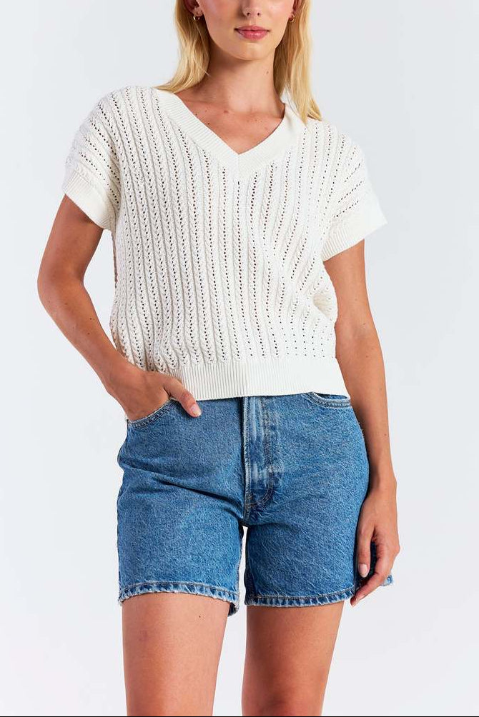 Wispr Spring Stitch Tee
