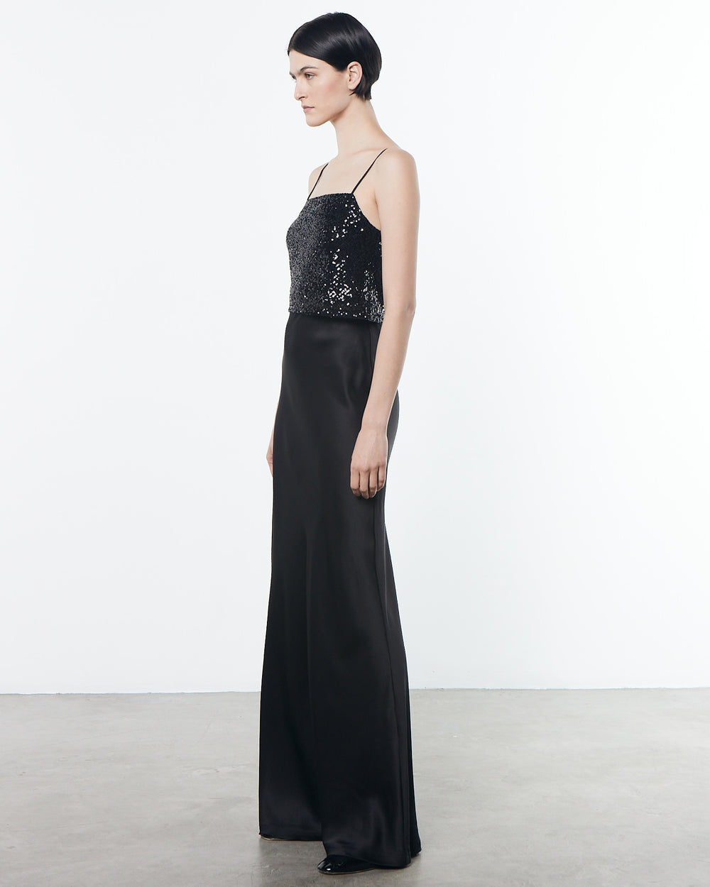 Enza Costa Silk Full Length Skirt