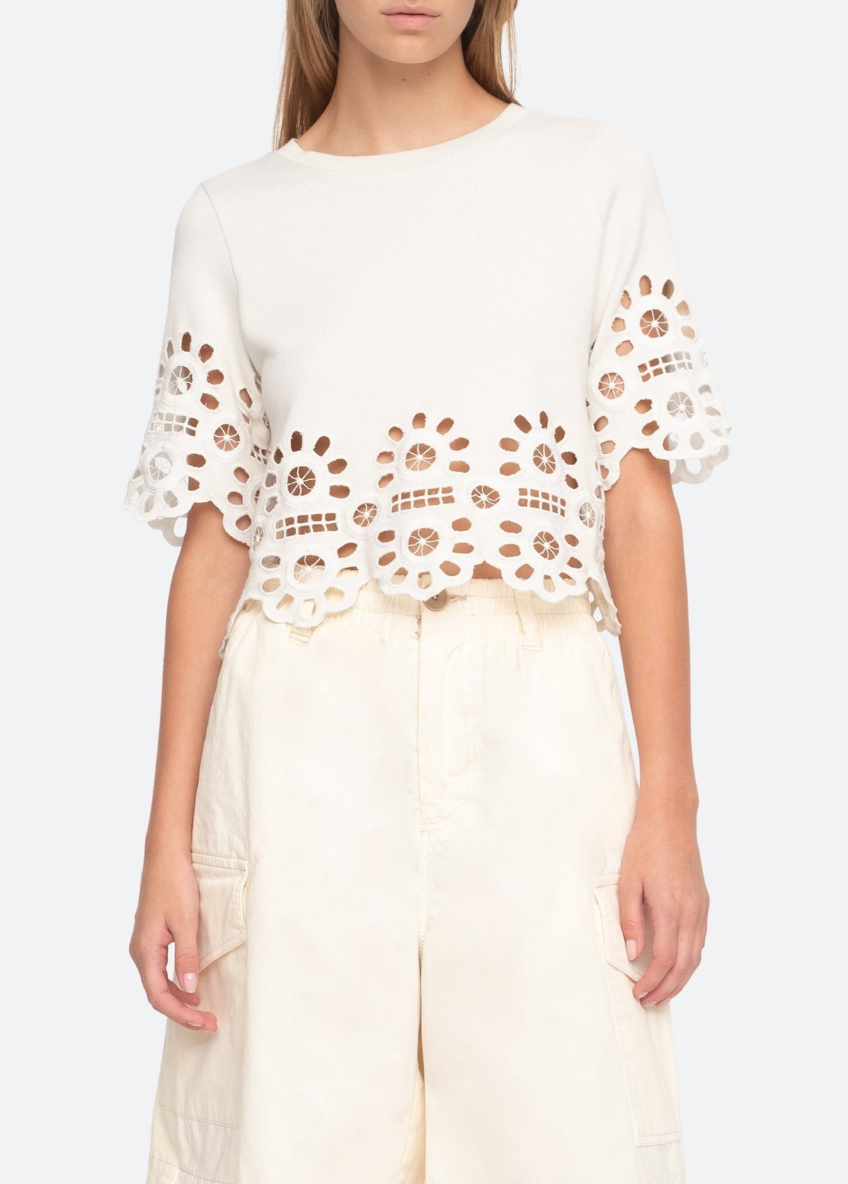 Sea Elysse Embroidery Sweater