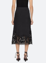 Sea Katharine Embroidery Tie Skirt