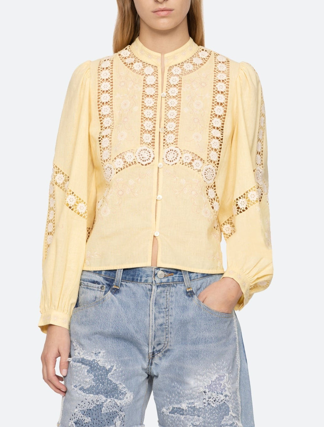 Sea Vesna Embroidery Blouse