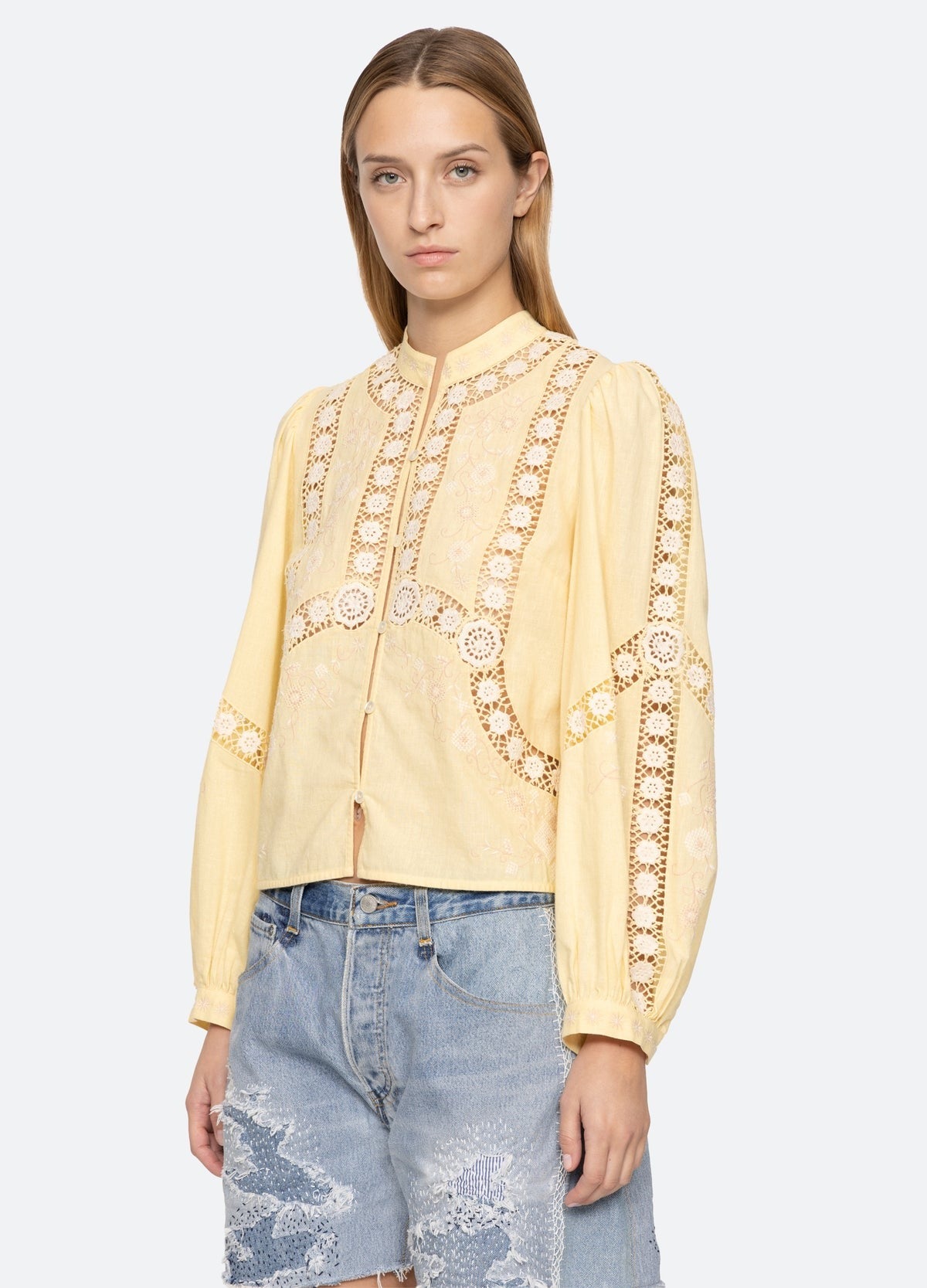 Sea Vesna Embroidery Blouse