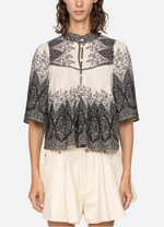 Sea Hedra Printed Blouse