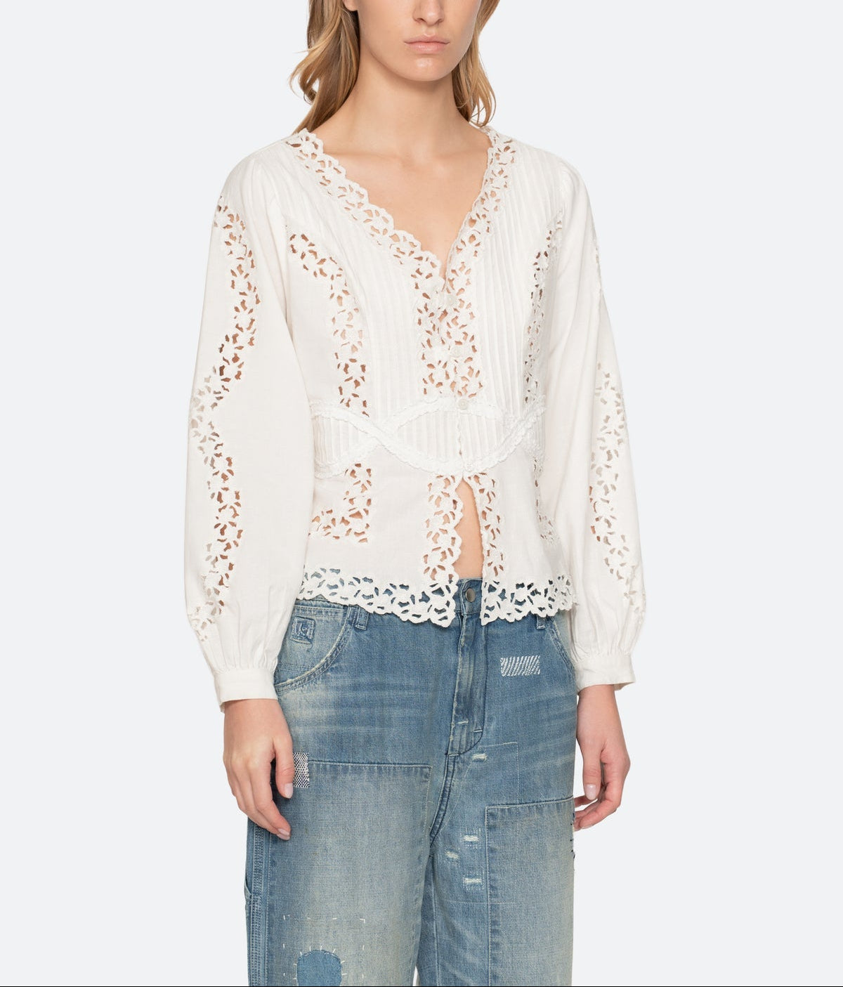 Sea Sofia Embroidery L/S Blouse