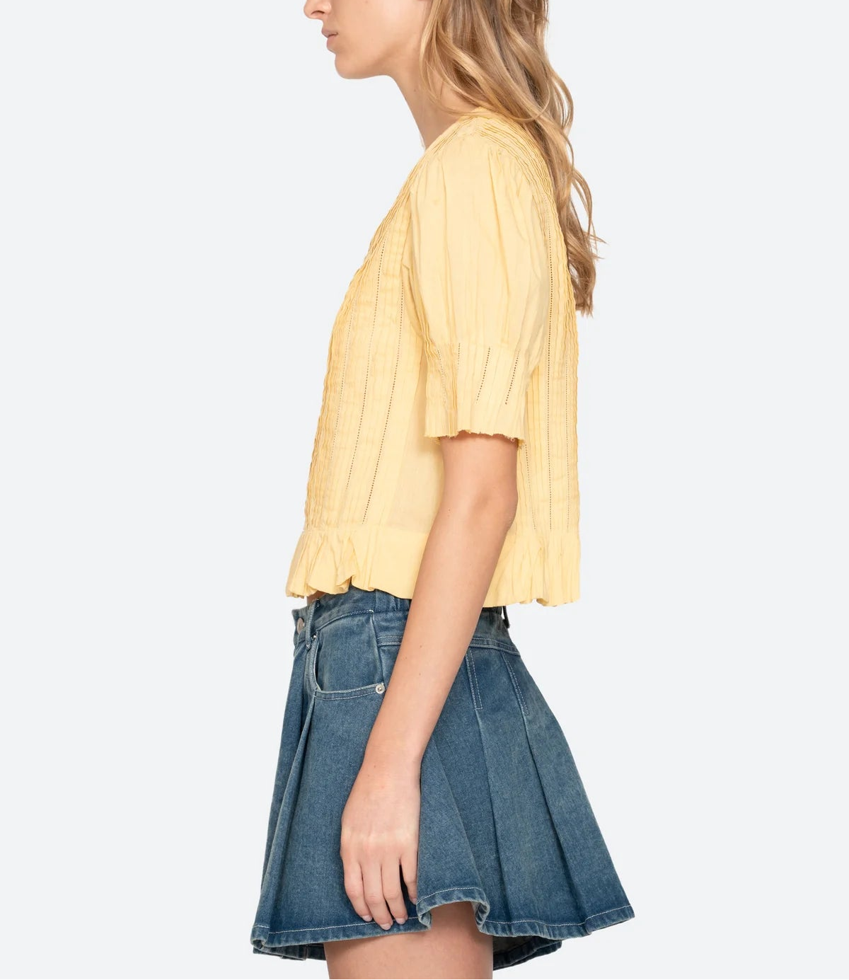 Sea Alberte Bubble Sleeve Blouse