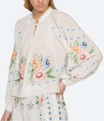 Sea Serafina Embroidered L/S Blouse