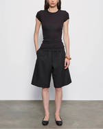 Enza Costa Twill Bermuda Shorts