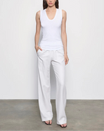 Enza Costa Textured Knit Sleeveless Top