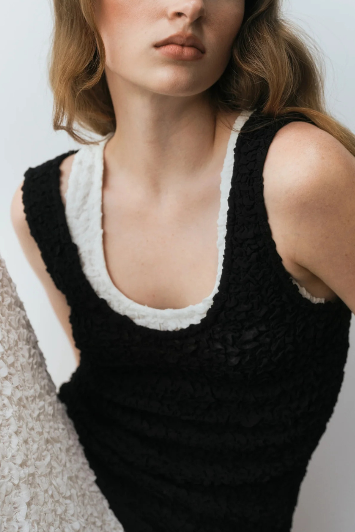 Enza Costa Dimension Tank Black