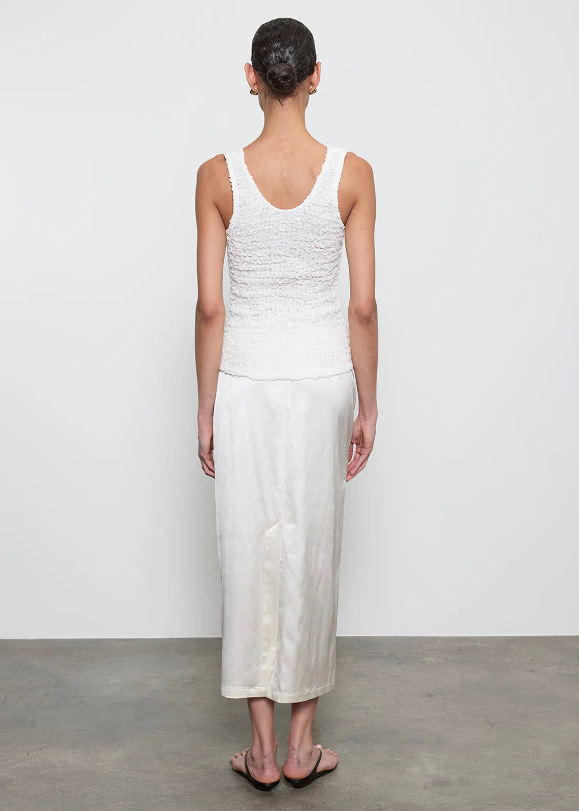 Enza Costa Dimension Tank Off White