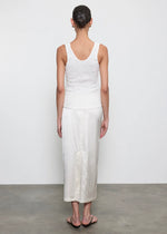 Enza Costa Dimension Tank Off White
