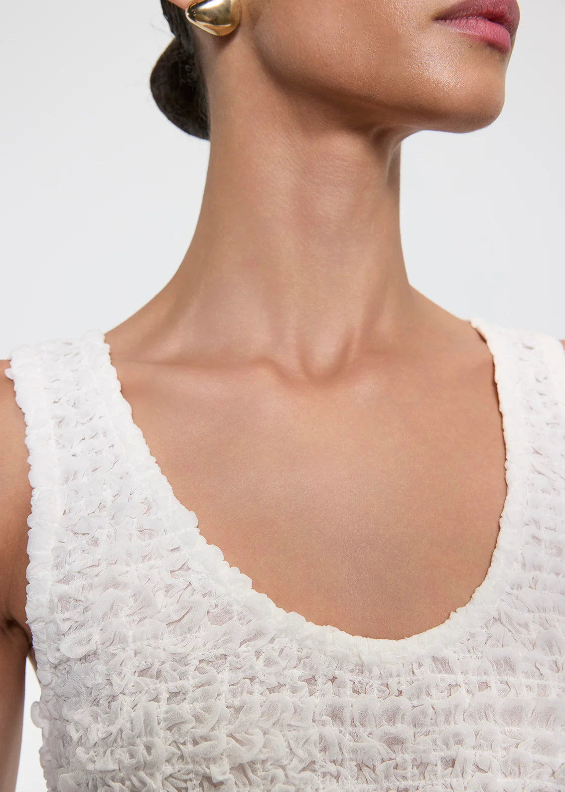 Enza Costa Dimension Tank Off White