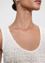 Enza Costa Dimension Tank Off White