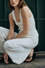 Enza Costa Dimension Tank Off White