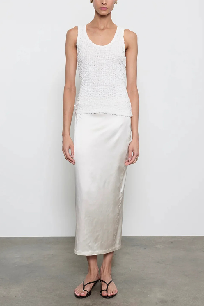 Enza Costa Dimension Tank Off White
