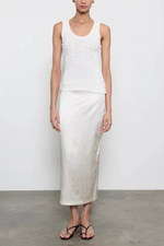 Enza Costa Dimension Tank Off White