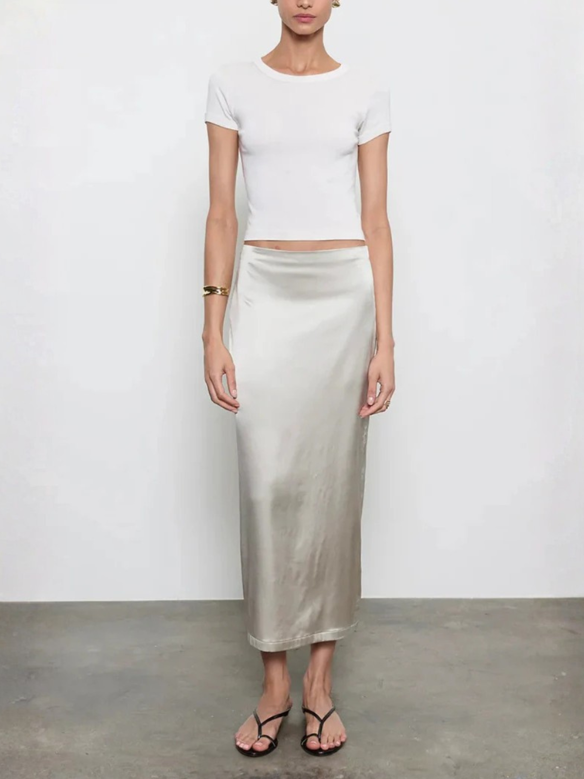 Enza Costa Lustre Skirt