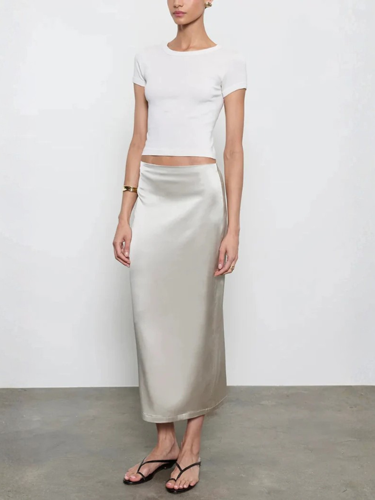 Enza Costa Lustre Skirt
