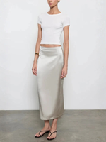 Enza Costa Lustre Skirt