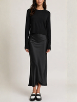 Saint Art Elodie Layered Crewneck Knit Sweater_K06
