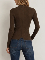 Saint Art Xavier Ribbed Mock Neck Sweater_K90