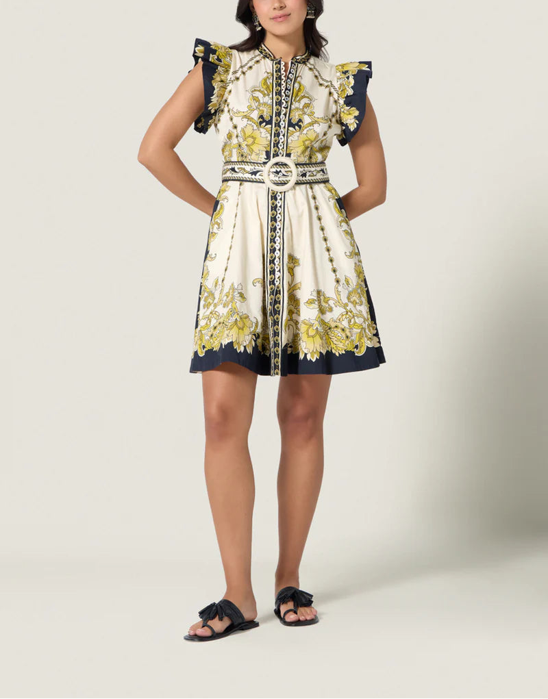 Scarlett Poppies Baronessa Dress in Gold\Black