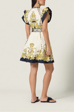 Scarlett Poppies Baronessa Dress in Gold\Black
