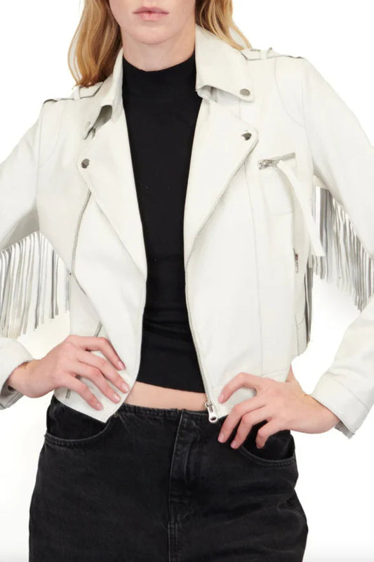 TS Jakett Tina Washed Leather Jacket