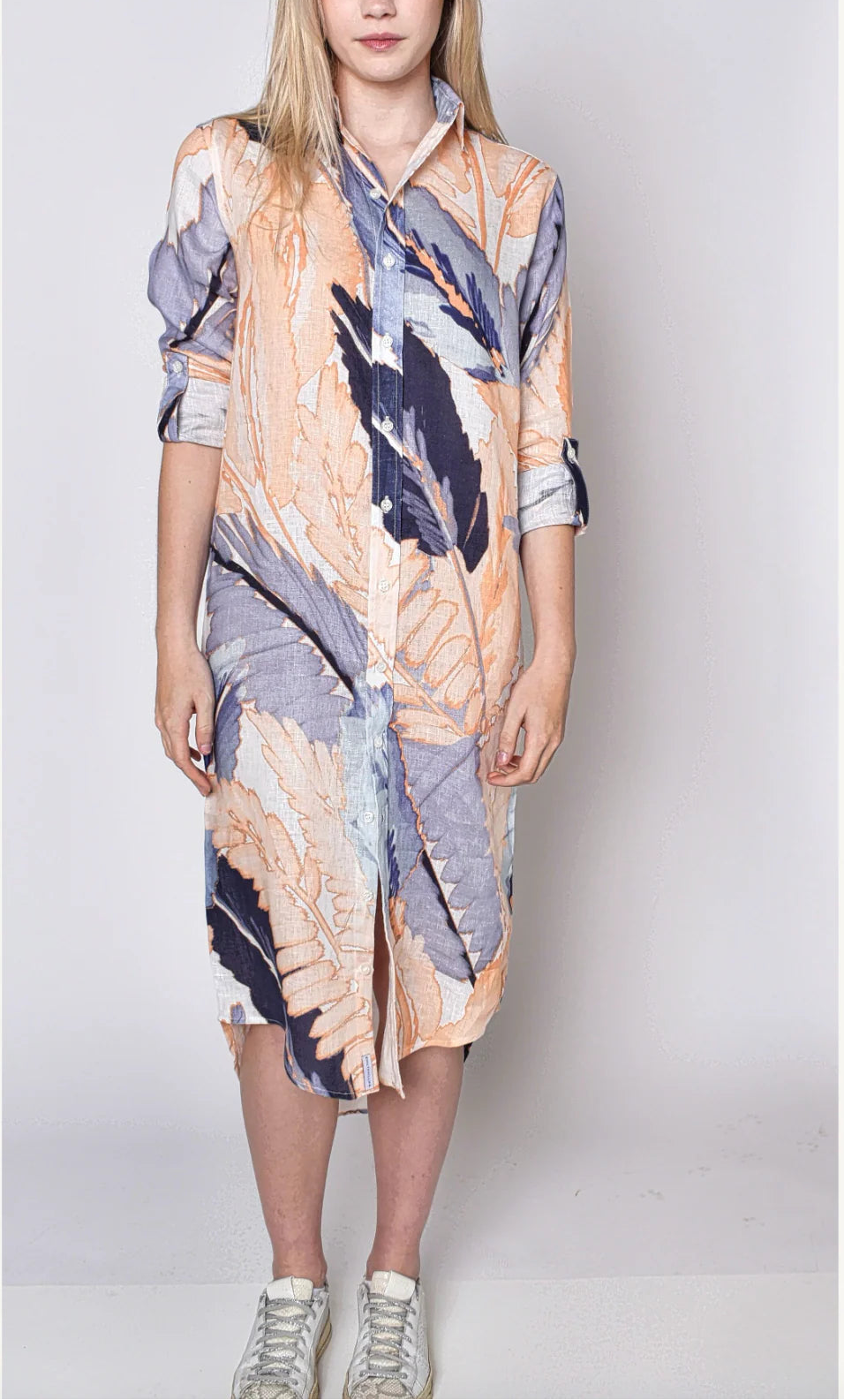 Emily Phillips Linen Midi Dress