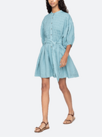 Sea Violet Belted Mini Dress