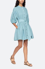 Sea Violet Belted Mini Dress