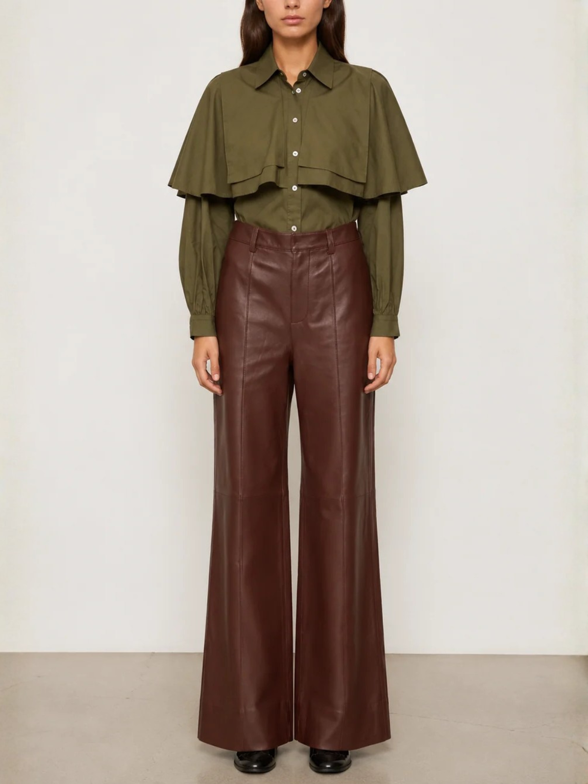 Sea Caitlin Leather Trouser_AW26-003