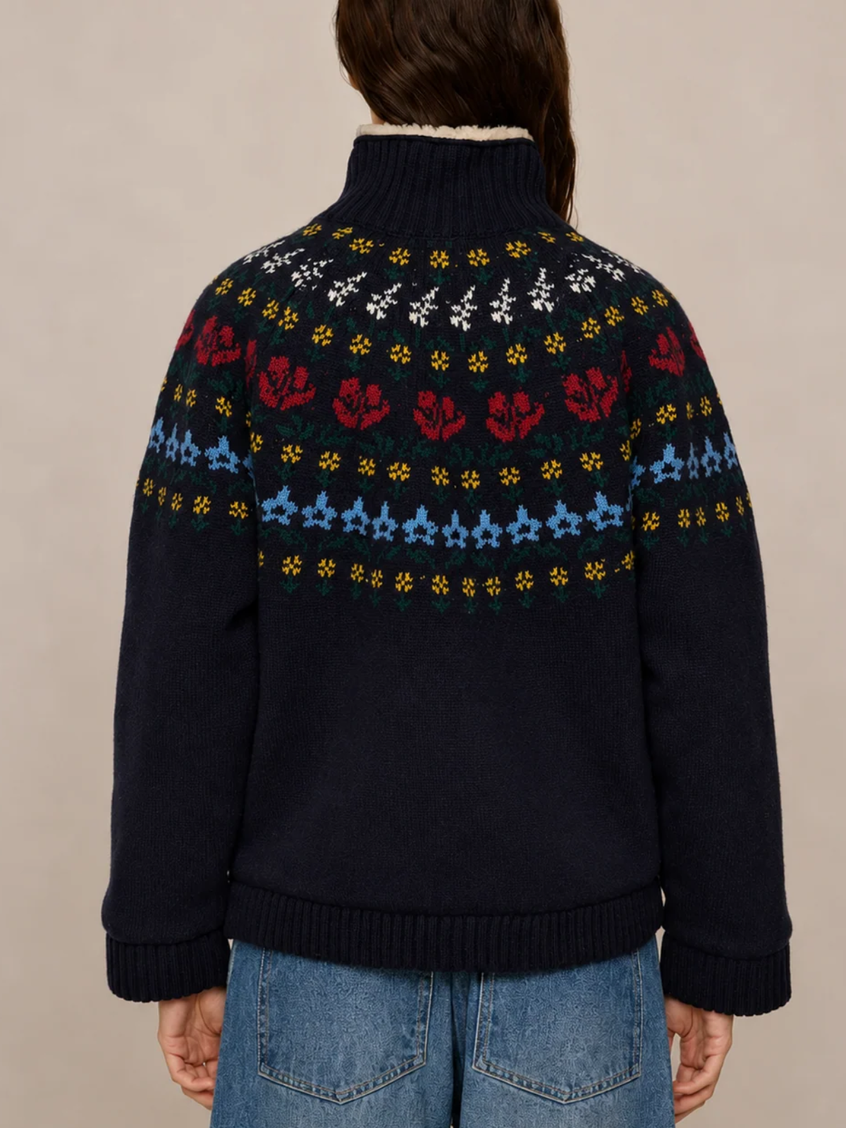 Sea Preston Knit Sherpa Jacket_AW26-115