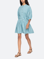 Sea Violet Belted Mini Dress_SS26-111