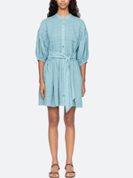 Sea Violet Belted Mini Dress_SS26-111