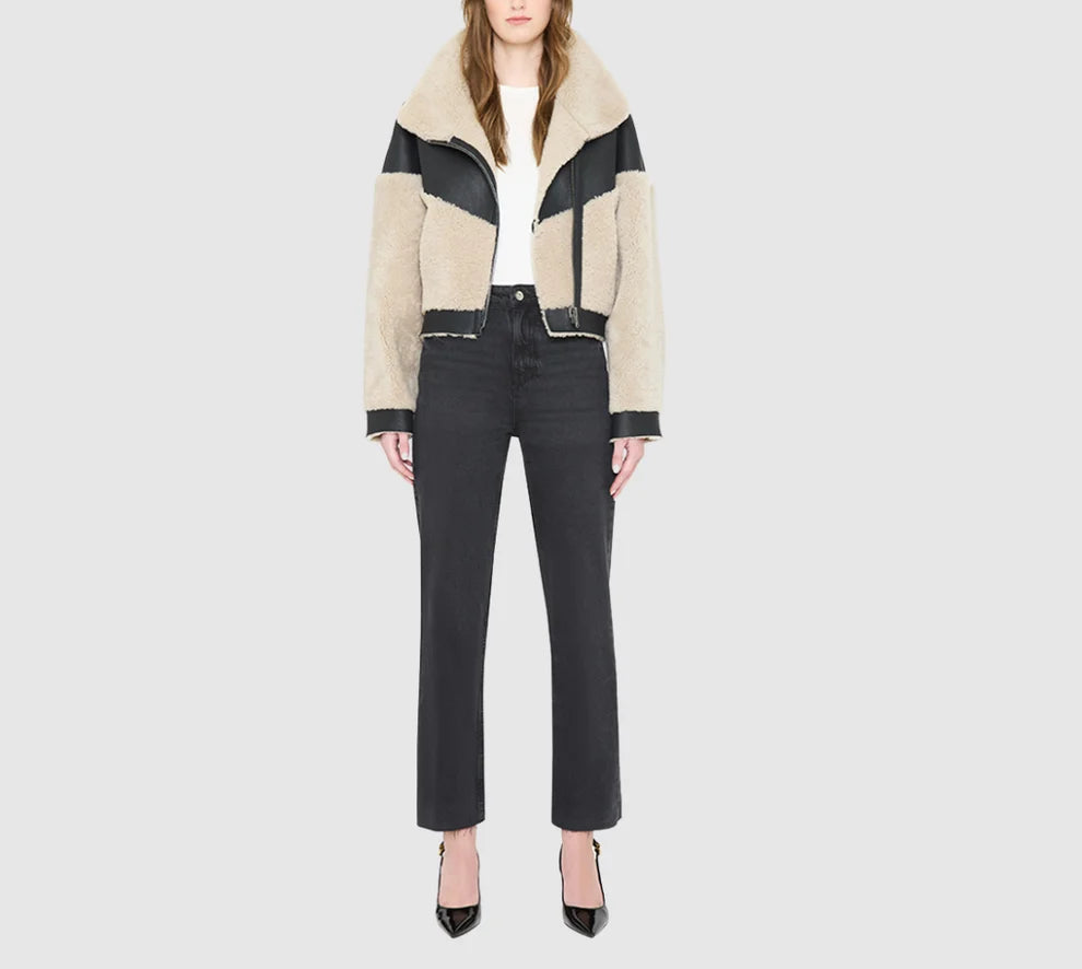 HISO Lilith Reversible Shearling & Leather Jacket