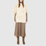 HISO Rothen Parchment Reversible Shearling Vest