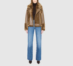 HISO Soul Craft Shearling Moto Jacket