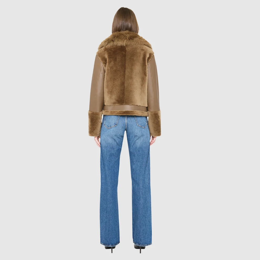 HISO Soul Craft Shearling Moto Jacket